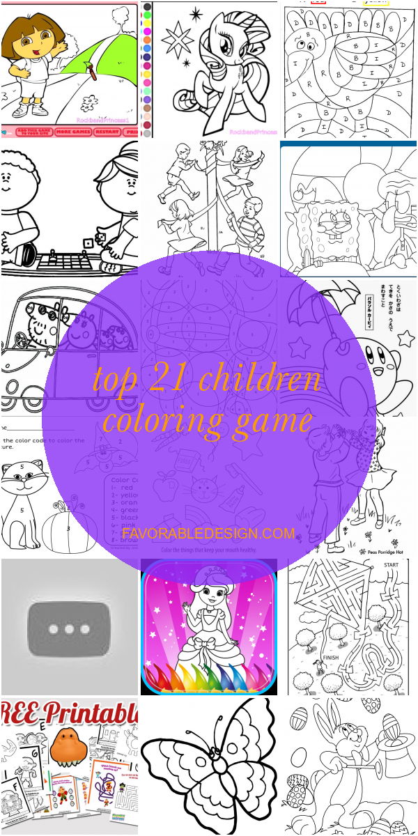Top 21 Children Coloring Game Home, Family, Style and Art Ideas